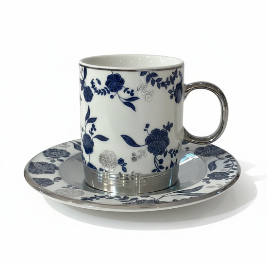 Coffee Cup and Saucer Set - 12 Pcs
